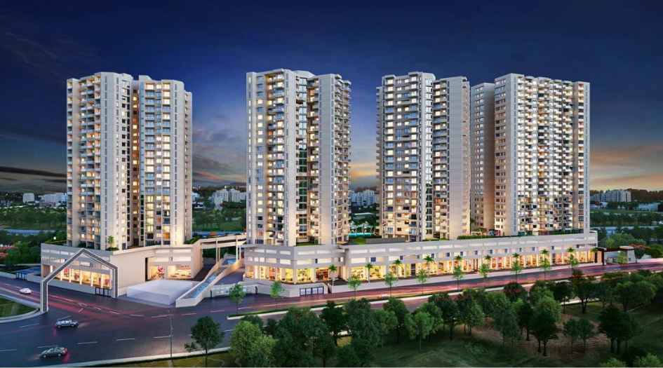 Venkatesh-Skydale-Gallery-Elevation-Image-Night